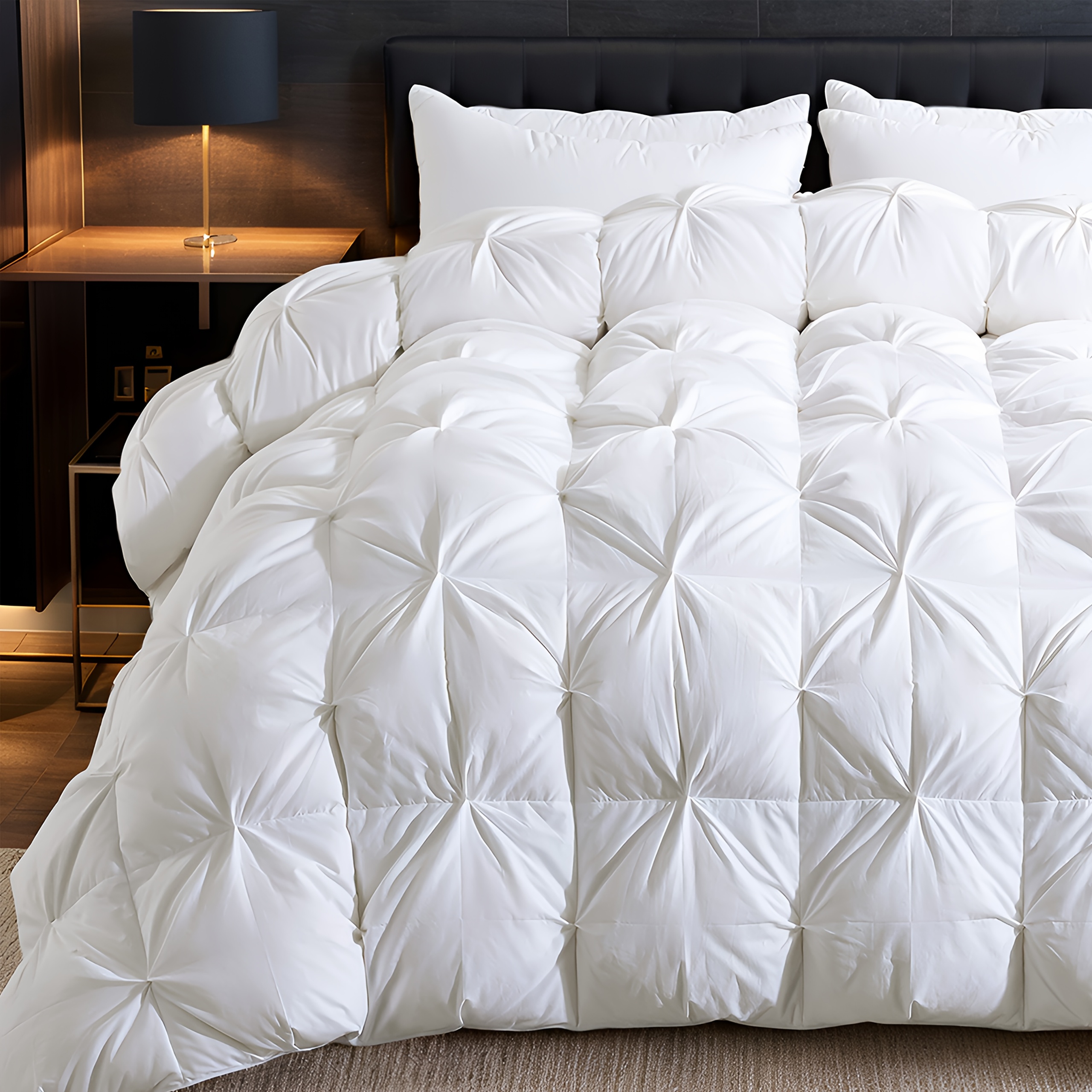 White Pinch Pleat Goose Down F – обзор и цена Duvet Insert White