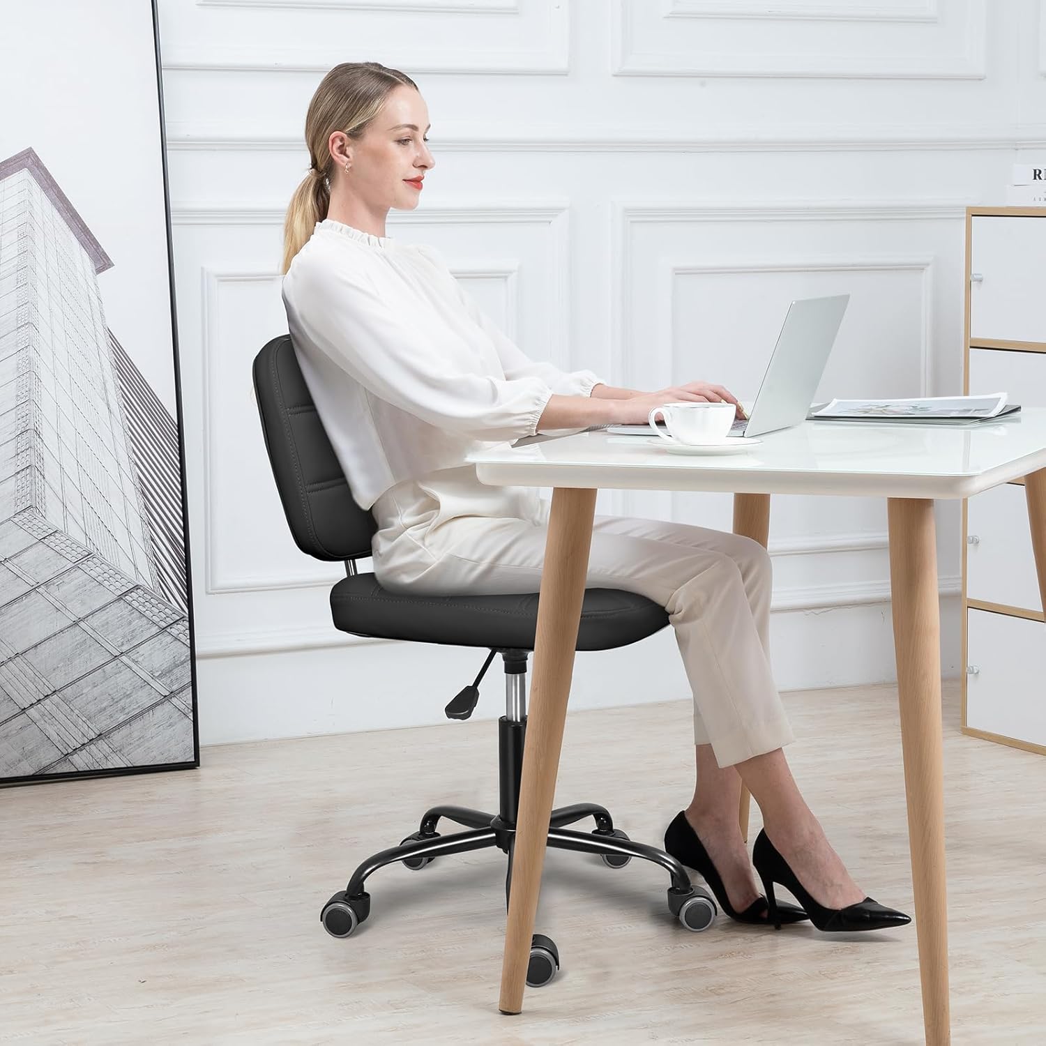 Armless Home Office Desk Chair – обзор и цена Home & Hotel Textiles Private Limited