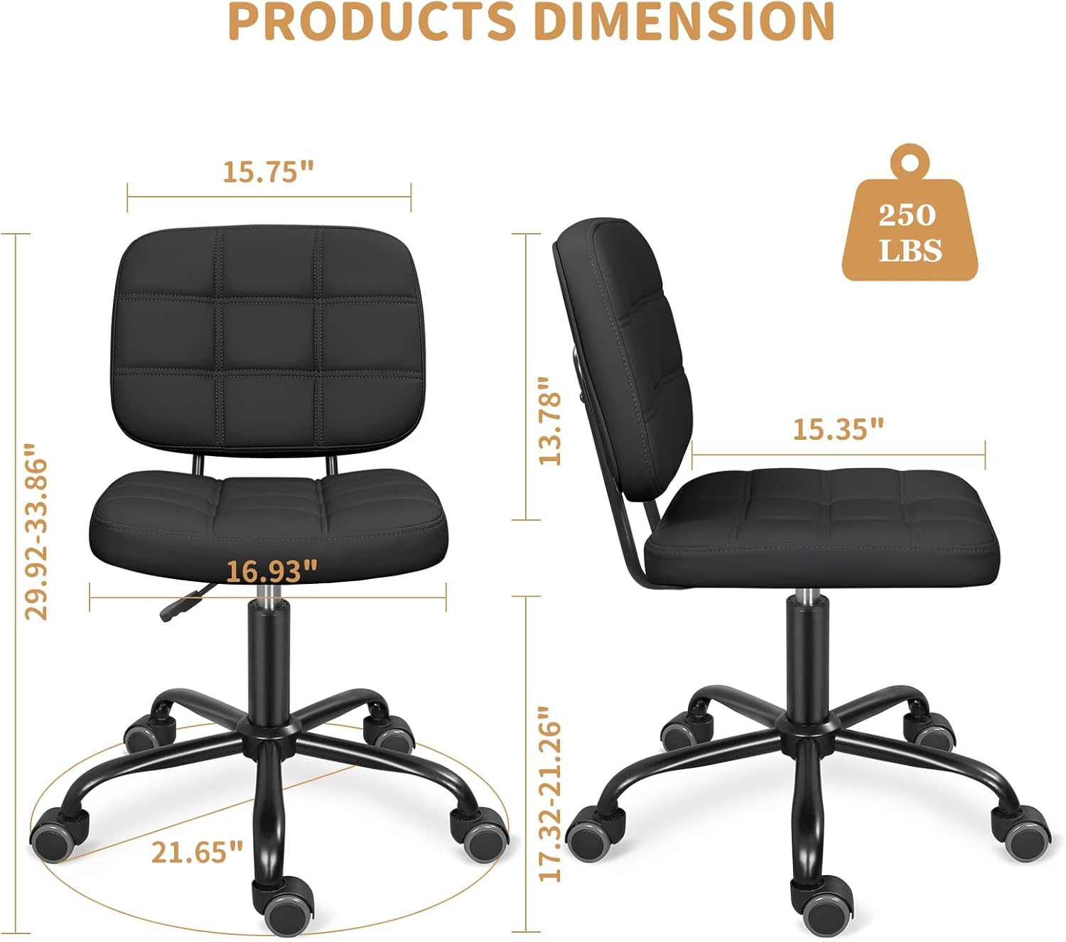 Armless Home Office Desk Chair – обзор и цена Home & Hotel Textiles Private Limited