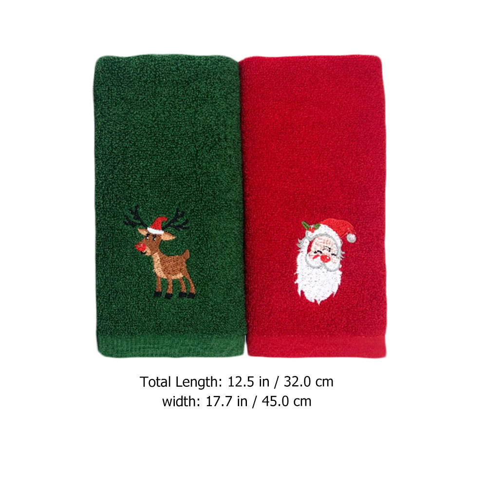 2pcs Christmas Cotton Towel Se – обзор и цена Home Textiles In Pakistan