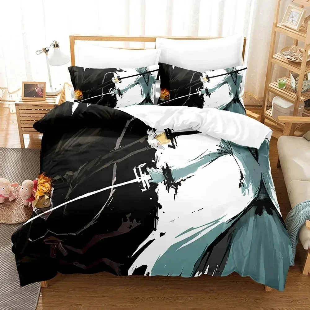 3D Print Anime Bleach Kurosaki – обзор и цена Linen Duvet Cover