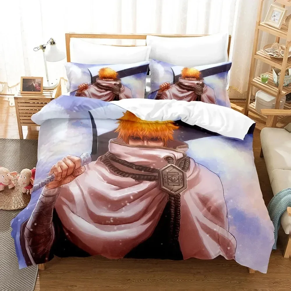 3D Print Anime Bleach Kurosaki – обзор и цена Linen Duvet Cover
