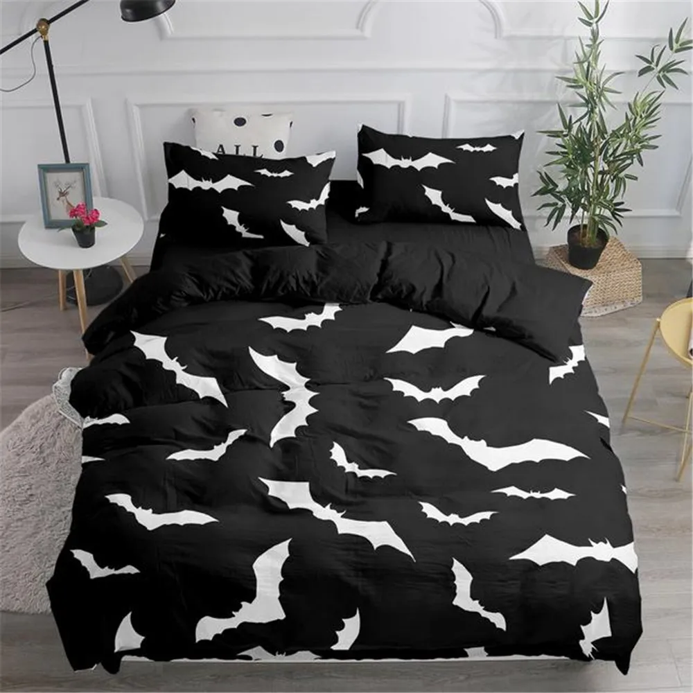 Halloween Flying Vampire Beddi – обзор и цена Linen Duvet Cover