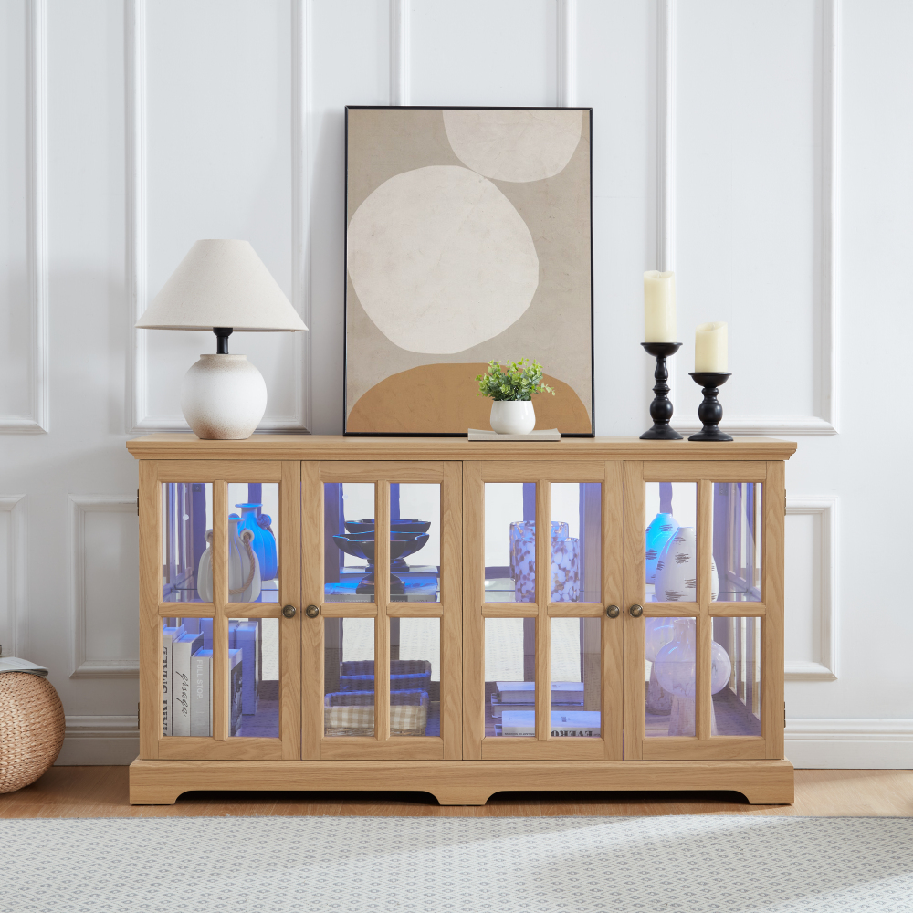 LED Curio Display Cabinet: Gla – обзор и цена Home & Hotel Textiles Private Limited