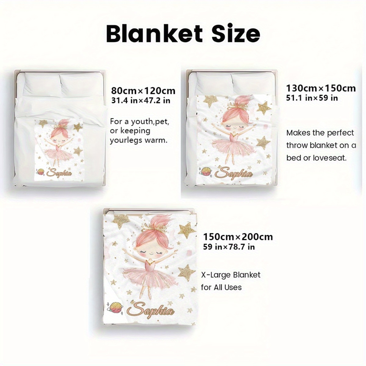 Customized Name Ballet Girl Bl – обзор и цена Home Textiles And Furnishing