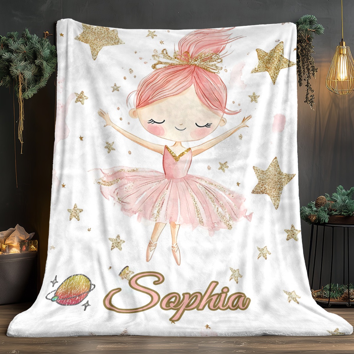 Customized Name Ballet Girl Bl – обзор и цена Home Textiles And Furnishing