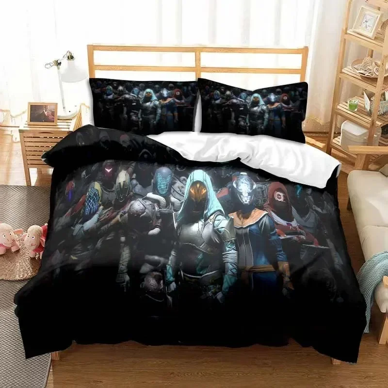 Game Destiny Printed Bed Set D – обзор и цена Linen Duvet Cover