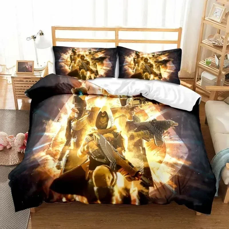 Game Destiny Printed Bed Set D – обзор и цена Linen Duvet Cover