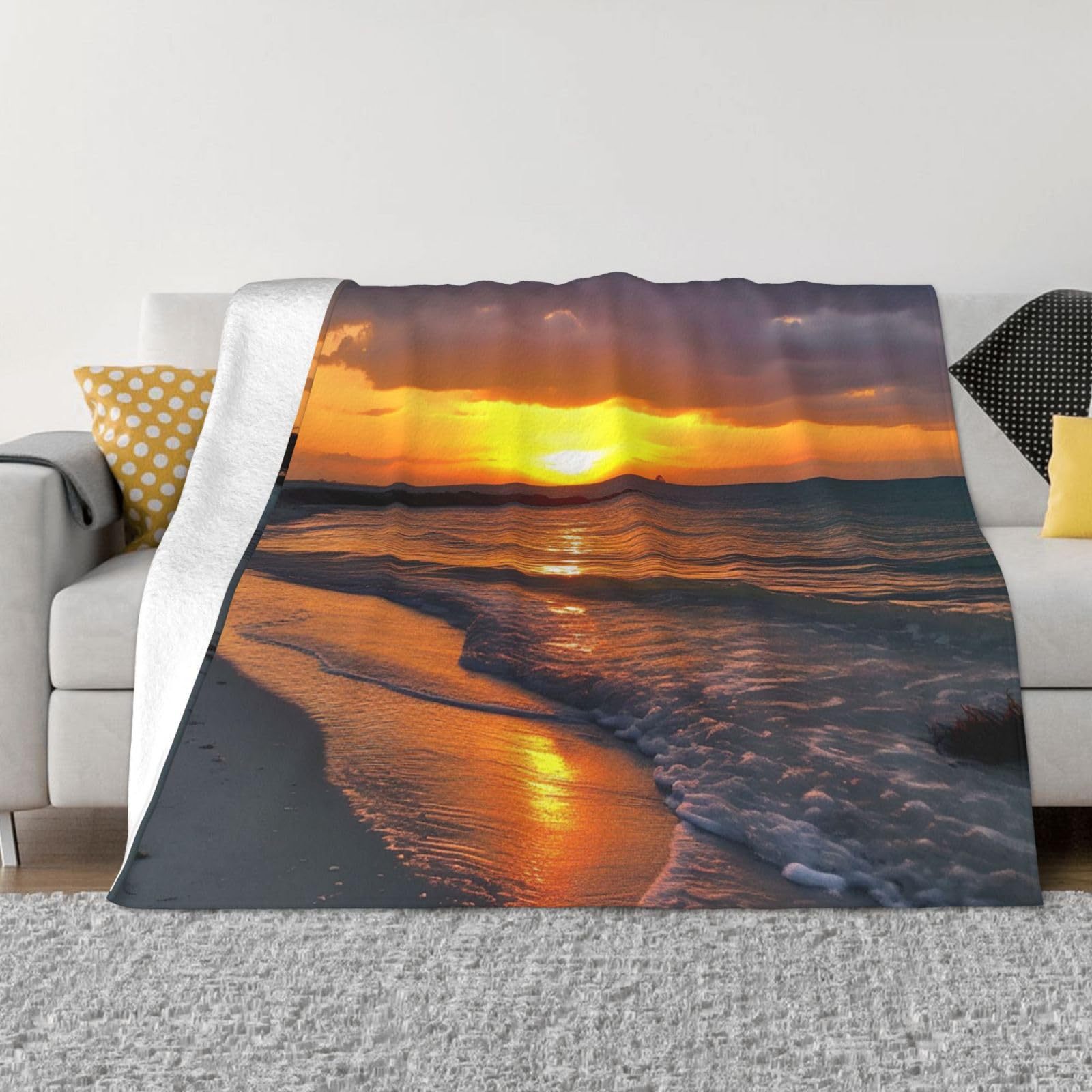 Tropical Ocean Sunrise Printed – обзор и цена Sunrise Home Textiles & Apparel