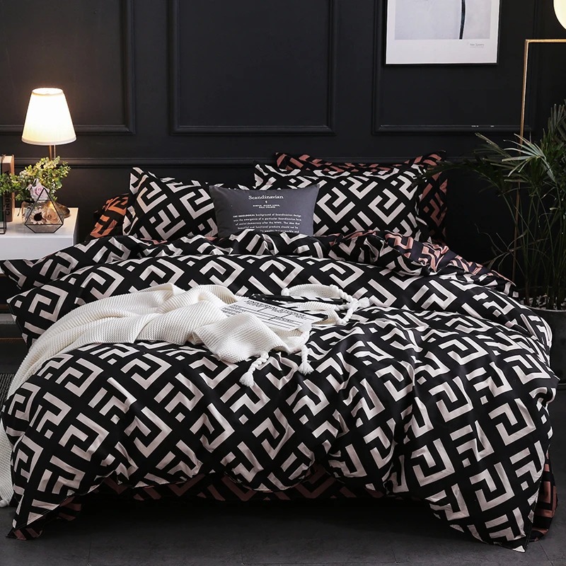 Luxury Black Bedding Comforter – обзор и цена Linen Duvet Cover