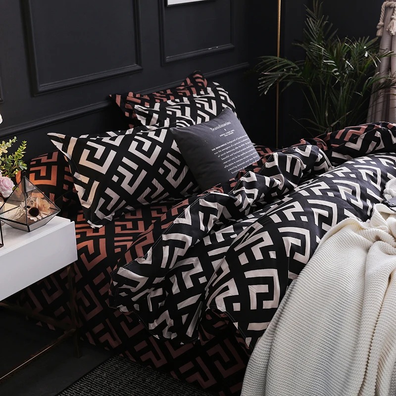 Luxury Black Bedding Comforter – обзор и цена Linen Duvet Cover