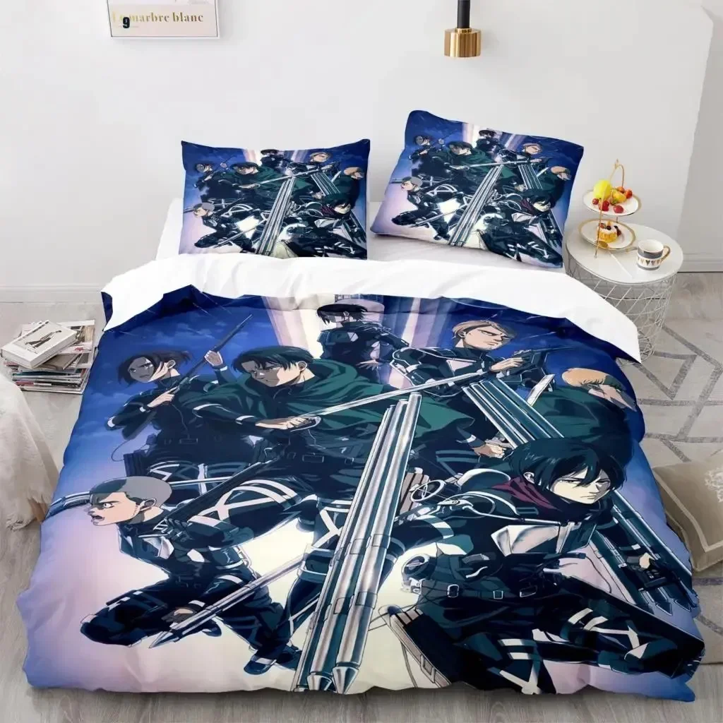 Anime Attack On Titan Home Tex – обзор и цена Linen Duvet Cover