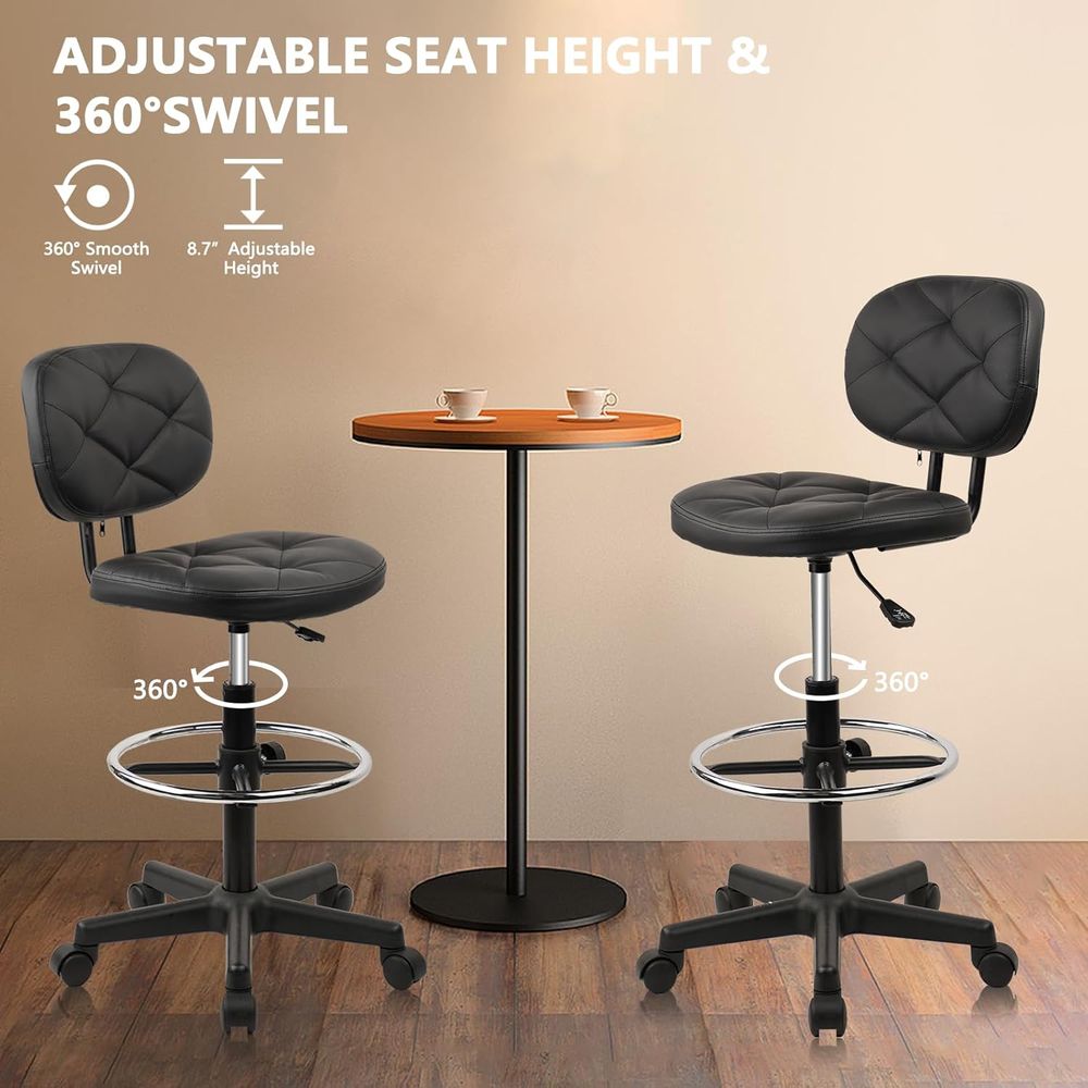 Adjustable Swivel Rolling Stoo – обзор и цена Home & Hotel Textiles Private Limited