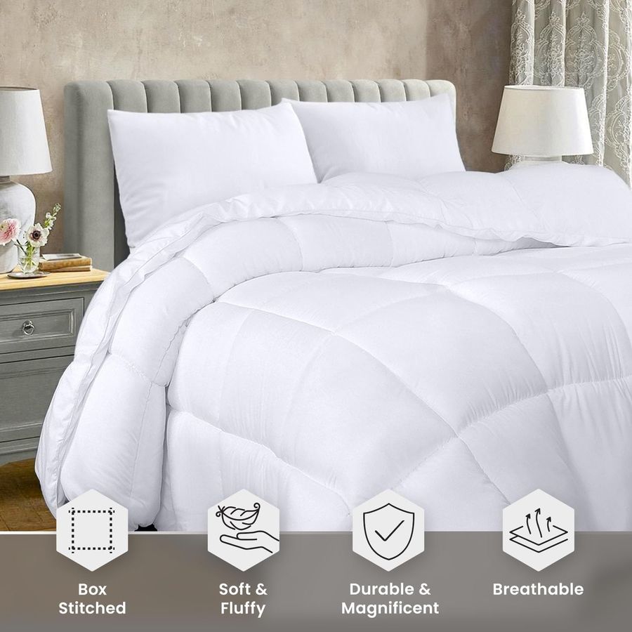 Comforter Duvet Insert, Quilte – обзор и цена Duvet Insert White