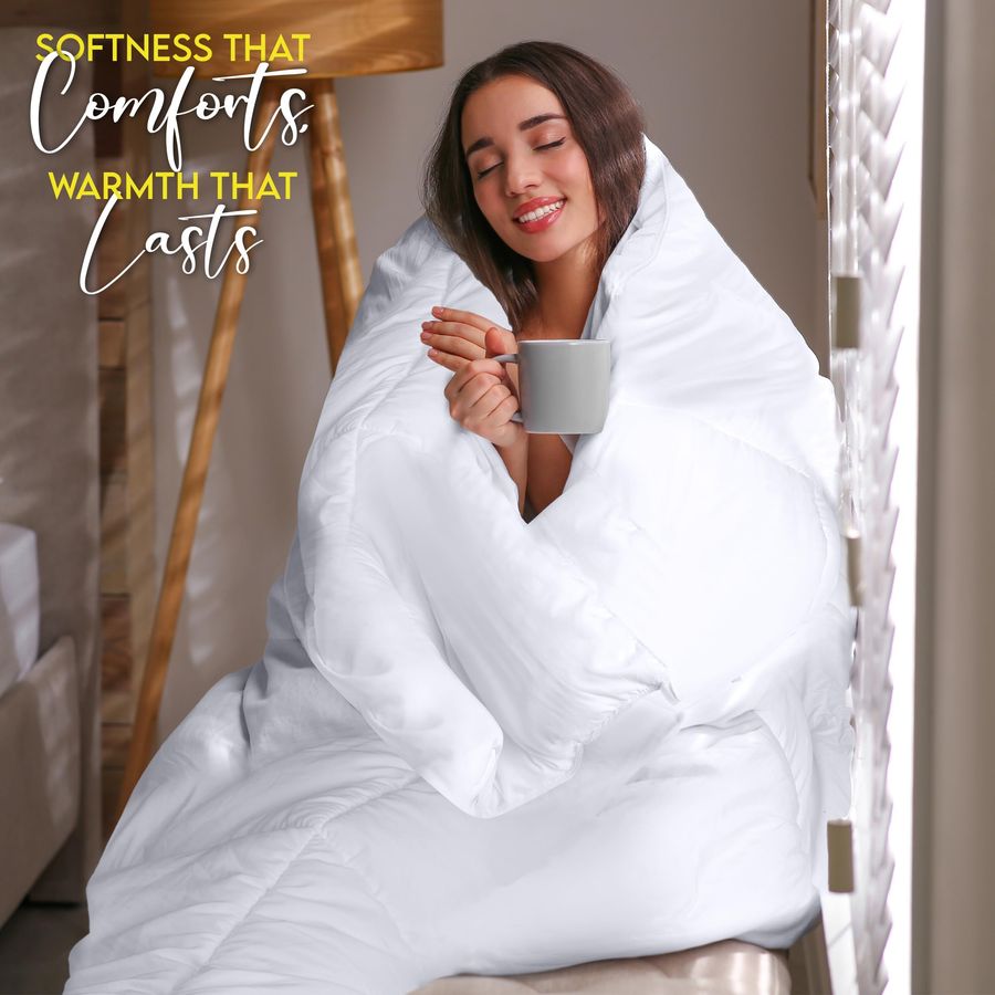 Comforter Duvet Insert, Quilte – обзор и цена Duvet Insert White