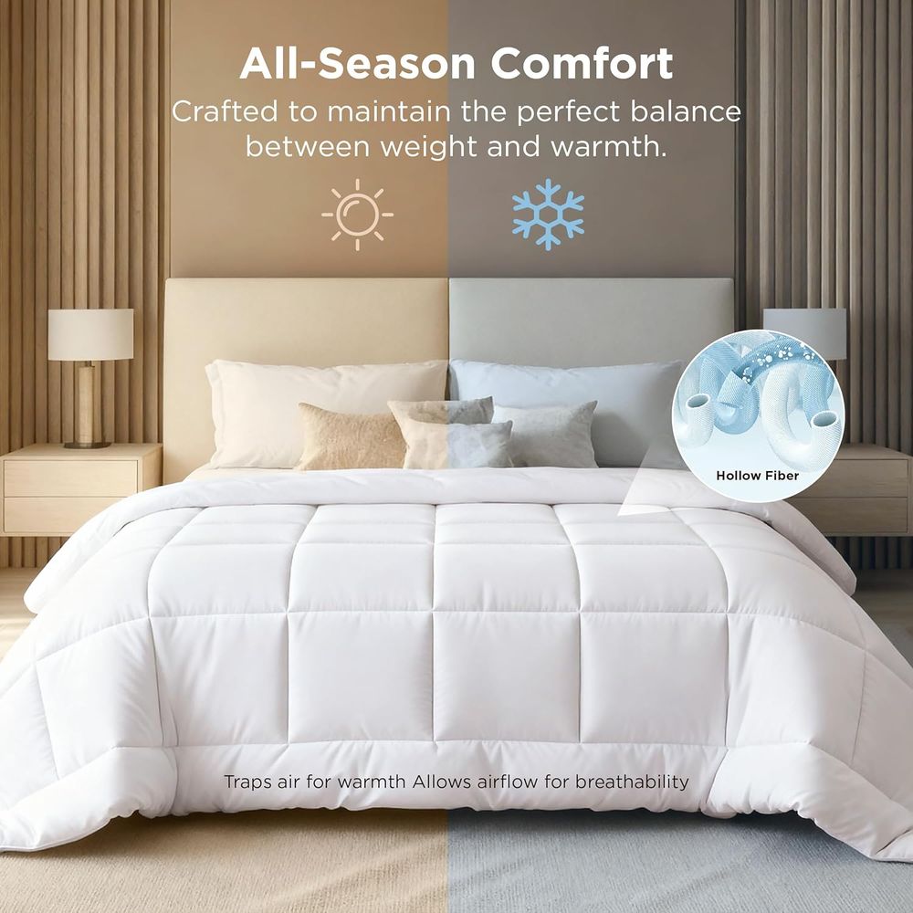 Quilted Oversized Queen Duvet  – обзор и цена Duvet Insert White