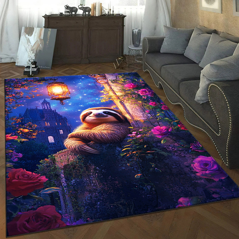 Charming Sloth and Roses Area  – обзор и цена Home Textiles And Furnishing