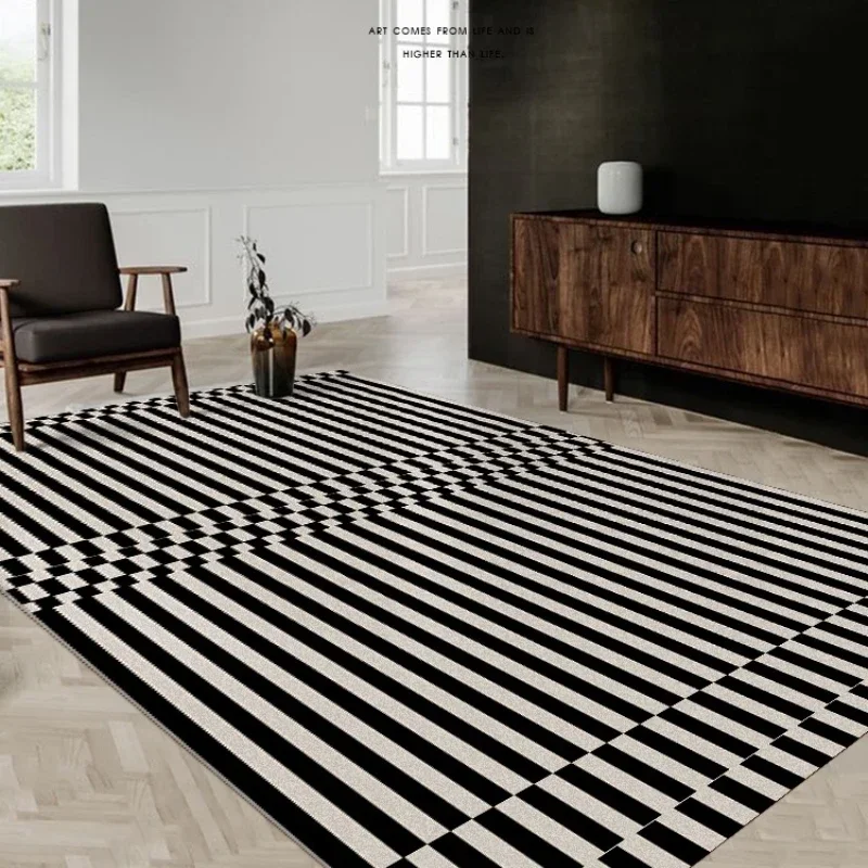Classic Retro Black White Stri – обзор и цена Home Textiles Plaid