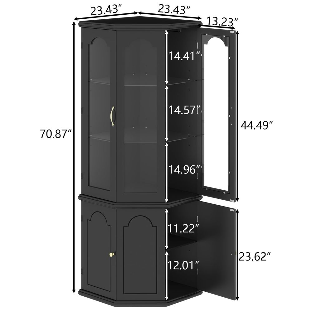 Corner Bar Cabinet w LED Light – обзор и цена Home & Hotel Textiles Private Limited