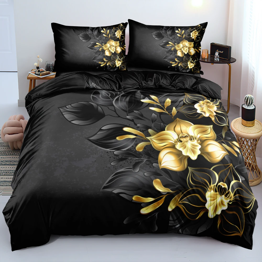 3D Design Flowers Duvet Cover  – обзор и цена Linen Duvet Cover